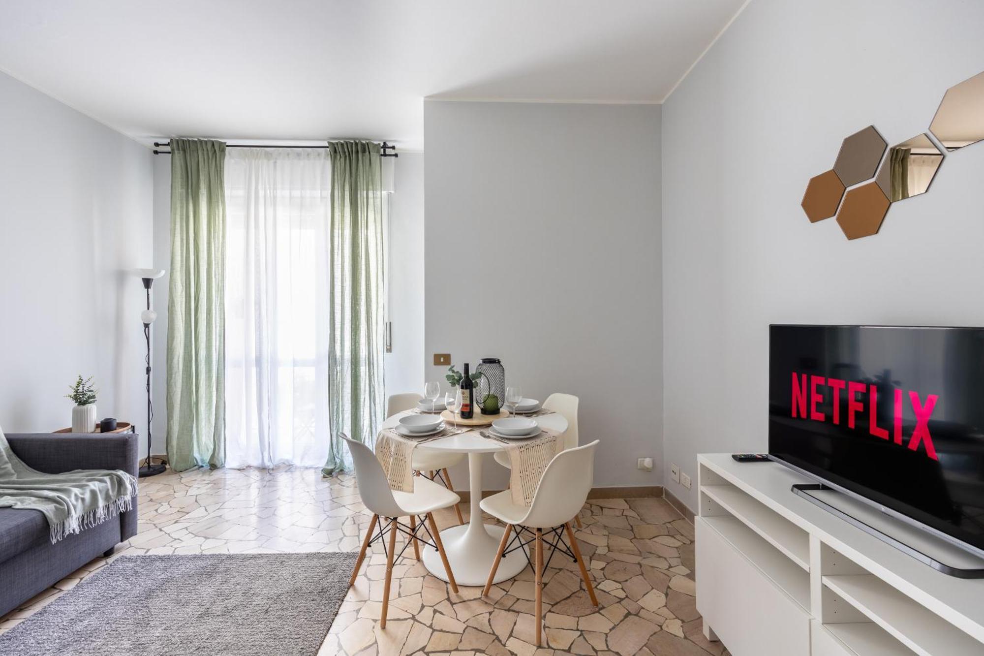 8 Min Dalla Metro Casa Elegante Con Netflix E Wifi Milano Esterno foto